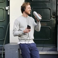 Mepal – Isoleerfles Ellipse 900 Ml – Houdt Je Drankje 12 Uur Warm En 24 Uur Koud – Natural Brushed – Geschikt Voor Bruiswater – Thermosfles – Lekdicht -Thuiskeuken 1200x1200 663