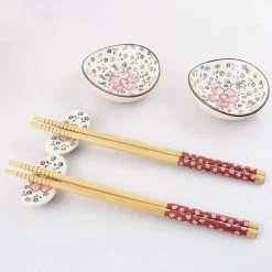 Winkrs | 2 Persoons Japanse Sushi Servies Set (rood) Met Eetstokjes, Kommetjes En Opleggers Voor Stokjes -Thuiskeuken 1200x1200 698