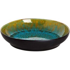 Palmer Serviesset Lotus Stoneware 6-persoons 24-delig Zwart Turquoise -Thuiskeuken 1200x1200 731
