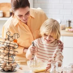 Eiermand – Eierrek – Eierhouder – Eieren – Zwart - Pasen - Tot 40 Eieren - BAULK® -Thuiskeuken 1200x1200 735