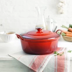 Le Creuset Braadpan Faitout Tradition Kersenrood - ø 24 Cm / 3 Liter 13 Le Creuset Braadpan Faitout Tradition Kersenrood - ø 24 Cm / 3 Liter -Thuiskeuken 1200x1200 75