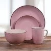 Excellent Houseware Excellent Serviesset 16 Delig - Aardewerk - Roze