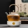 ConBlom Keramische Theepot, Warmer, Theewarmer, Koffiewarmer, Stoofje, Met Kurk-stoofje, Theepot Basis, Theefornuis, Melkwarmer Voor Thuis, Café, Theemelk (zonder Kaars En Theepot) -Thuiskeuken 1200x1200 775