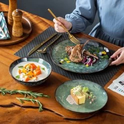 Serviesset 8 Personen - 24 Delig - Handgemaakt Keramiek - Vancasso Groen 10 Serviesset 8 Personen - 24 Delig - Handgemaakt Keramiek - Vancasso Groen -Thuiskeuken 1200x1200 784