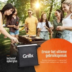 GrillX Barbecue Hoes - 145 X 61 X 117cm - BBQ Hoes Waterdicht - Beschermhoes Inclusief Trekkoord - BBQ Accesoires -Thuiskeuken 1200x1200 845