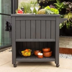 BluMill BBQ Tafel - Inclusief Koelvak 80 Liter - Op Wieltjes - Met Flessenopener - 102 X 46 X 86,5 Cm -Thuiskeuken 1200x1200 852