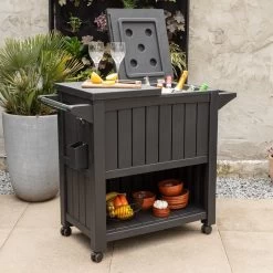BluMill BBQ Tafel - Inclusief Koelvak 80 Liter - Op Wieltjes - Met Flessenopener - 102 X 46 X 86,5 Cm -Thuiskeuken 1200x1200 854