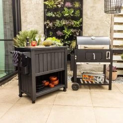 BluMill BBQ Tafel - Inclusief Koelvak 80 Liter - Op Wieltjes - Met Flessenopener - 102 X 46 X 86,5 Cm -Thuiskeuken 1200x1200 855