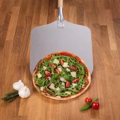 Blumtal Professionele Pizzaschep - 30,5 X 30,5 Cm - Houten Grip 85 Cm -Thuiskeuken 1200x1200 877