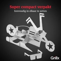 GrillX Beer Can Chicken Houder - Kiphouder Motorcycle - BBQ Accesoires - Bierkip - Barbeque Gereedschap - Chicken Sitter -Thuiskeuken 1200x1200 889