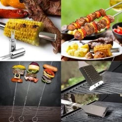 Saveur Royal® 35-delige Barbecue Gereedschapset In Roestvrij Staal - BBQ Grill Set Met Draagtas - Barbecuegerei-sets - Barbecue Accessoires Gereedschap - 35-delig -Thuiskeuken 1200x1200 894