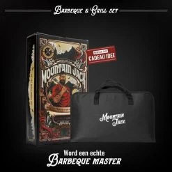 Mountain Jack® 40-Delige Luxe BBQ Grill Accessoires Set In Roestvrij Staal – Barbecue Gereedschap – Tangenset, Vlees Thermometer, Vleestang, Borstel, Spiezen, Vleesmes, Vleesvork -Thuiskeuken 1200x1200 897