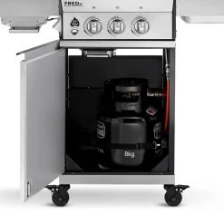 Burnhard Gas BBQ FRED JR. Deluxe - 2 Branders - Incl. Keramische Infraroodbrander & Afdekhoes - Deluxe -Thuiskeuken 1200x1200 948