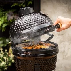 BluMill Kamado BBQ Egg - Kamado 13 Inch - Incl. Vlees Thermometer - Houtskoolbarbecues - Zwart - Ø 27cm -Thuiskeuken 1200x1200 967