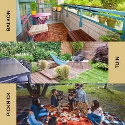 Ozocozy BBQ-ONE Houtskool Tafelbarbecue - Ø30 Cm- Zwart - Incl. Draagtas, Siliconen Bakkwast En RVS-Barbecuetang -Thuiskeuken 1200x1200 975