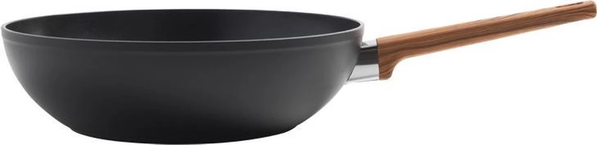 Gero Mark Wok Ø 28 Cm - Aluminium - Inductie - PFAS-vrij 4 Gero Mark Wok Ø 28 Cm - Aluminium - Inductie - PFAS-vrij - Afbeelding 2