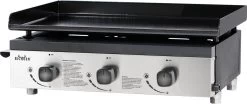 Bighorn Plancha Grill - Gasbarbecue – Tabletop – Draagbaar – 3 Branders -Thuiskeuken 1200x505