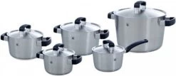 BK Conical Cool Glas Pannenset - 5-delig - Glazen Deksels - Geschikt Voor Alle Warmtebronnen -Thuiskeuken 1200x518