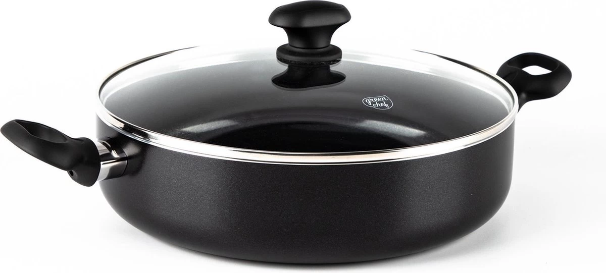 GreenChef Diamond Inductie Hapjespan - Ø28 Cm - Keramisch - PFAS-vrij 3 GreenChef Diamond Inductie Hapjespan - Ø28 Cm - Keramisch - PFAS-vrij