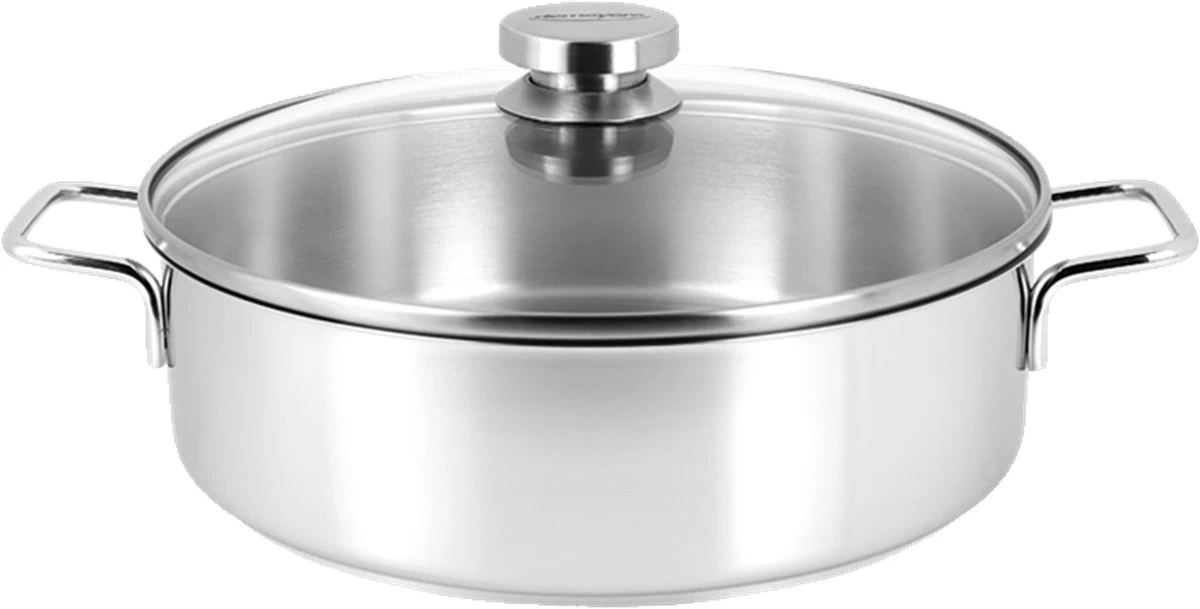 Demeyere Apollo 7 - Kookpan - 24 Cm - Met Glazen Deksel 4 Demeyere Apollo 7 - Kookpan - 24 Cm - Met Glazen Deksel - Afbeelding 2