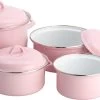 Lite-Body Pannenset 4-delig - Emaille - Roze -Thuiskeuken 1200x631