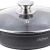 Cheffinger 28cm Lage Kookpot / Braadpan - CF-SC28 -Thuiskeuken 1200x638 1