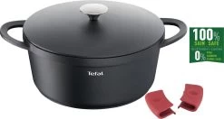 Tefal Trattoria Braadpan - Ø28 Cm - Inclusief Deksel -Thuiskeuken 1200x641