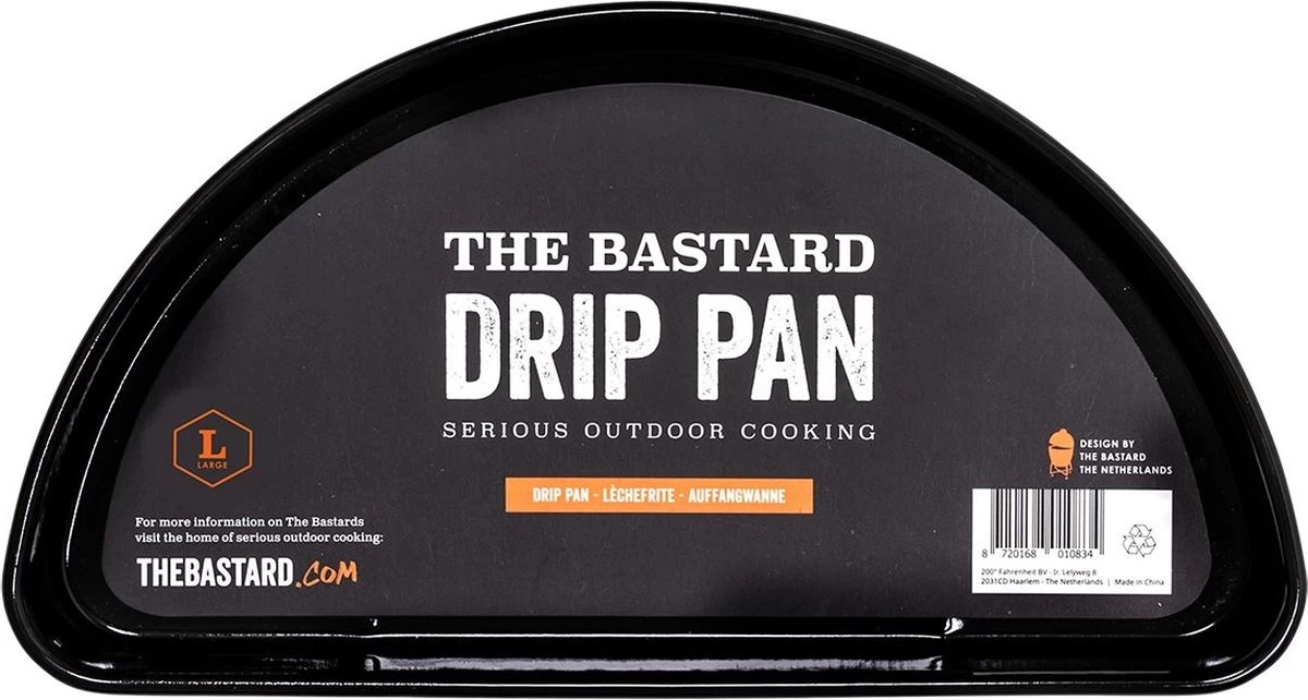 The Bastard - Large - Drip Pan - Halve Maan - ø 37 Cm 6 The Bastard - Large - Drip Pan - Halve Maan - ø 37 Cm - Afbeelding 4