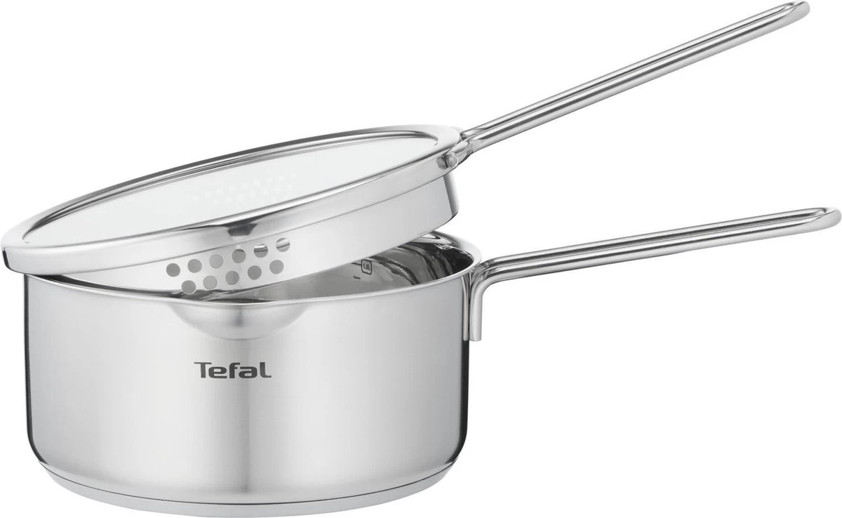 Tefal Nordica Pannenset 3 Delig - Steelpan Ø 16 Cm & Kookpan Ø 20 + Ø 24 Cm 20 Tefal Nordica Pannenset 3 Delig - Steelpan Ø 16 Cm & Kookpan Ø 20 + Ø 24 Cm - Afbeelding 18