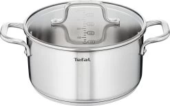 Tefal Virtuoso Pannenset 5 Delig - Hoge Kookpan Ø 22 Cm + Steelpan Ø 16 Cm + Kookpannen Ø 18/20/24 Cm -Thuiskeuken 1200x749 1