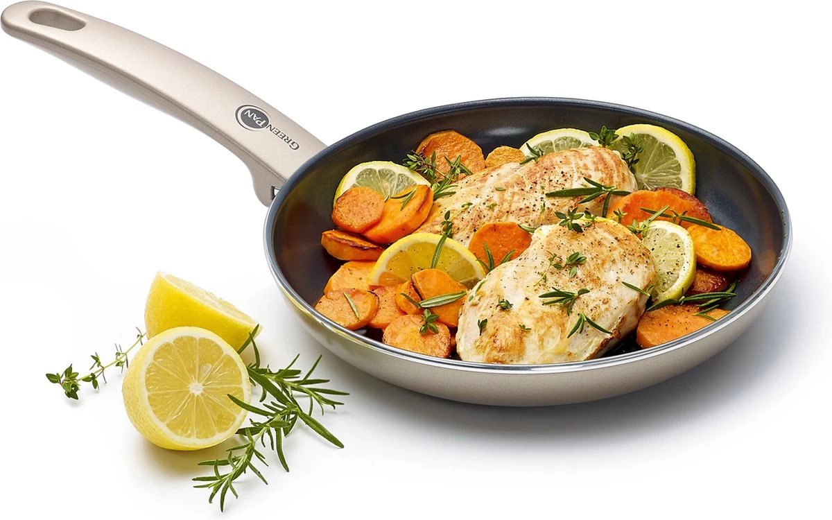 GreenPan Cambridge Koekenpan 20cm - Brons - Inductie - PFAS-vrij 18 GreenPan Cambridge Koekenpan 20cm - Brons - Inductie - PFAS-vrij - Afbeelding 16