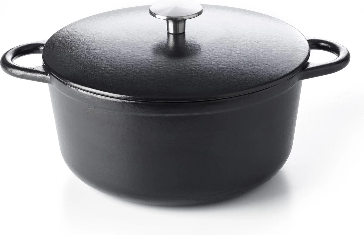 Gero Mads Braadpan Ø 24 Cm - Zwart - Gietijzer - Inductie 3 Gero Mads Braadpan Ø 24 Cm - Zwart - Gietijzer - Inductie