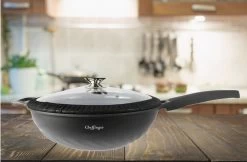 Chefflinger Wokpan - Antiaanbak - 32cm -Thuiskeuken 1200x787 1