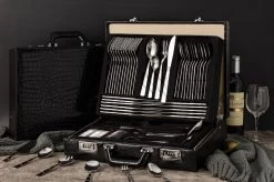 Swiss Pro+ Bestekset In Koffer-72 Delig-12 Persoons-Zwitsers Kwaliteit-Complete Set-100% Roestvrijstaal-Modern -Thuiskeuken 1200x799 90