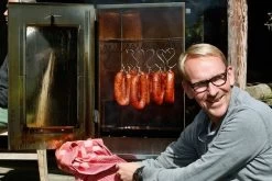 2-L Home & Garden XL Rookoven - RVS - 80x40x28 Cm - 3 Etages -Thuiskeuken 1200x800 152