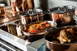 Koekenpan Ø26cm Met Deksel - Inductie - Koper - DUCQ -Thuiskeuken 1200x801 2