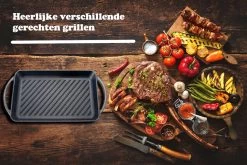 Kicinn Grillplaat - Gietijzer - Geëmailleerd - Incl. Accessoires - Ø 33 X 21.8 Cm (LxB) 13 Kicinn Grillplaat - Gietijzer - Geëmailleerd - Incl. Accessoires - Ø 33 X 21.8 Cm (LxB) -Thuiskeuken 1200x801 4