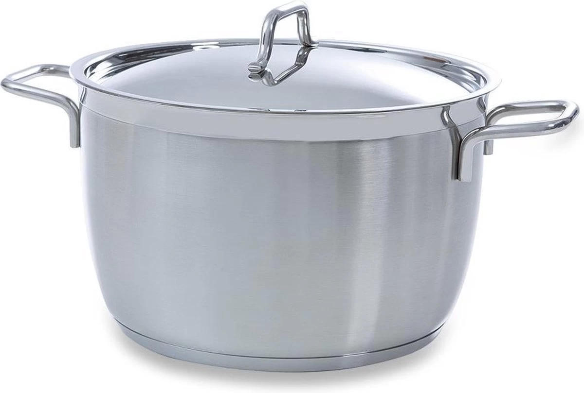 BK Blue Label Soeppan - 24 Cm - RVS - Met Deksel