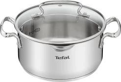 Tefal Duetto+ Pannenset -10 Delig- 5 Pannen - Kookpannenset - Zilver - Afdruipdeksels 19 Tefal Duetto+ Pannenset -10 Delig- 5 Pannen - Kookpannenset - Zilver - Afdruipdeksels -Thuiskeuken 1200x816