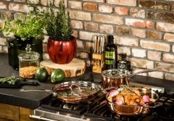 Koekenpan Ø26cm Met Deksel - Inductie - Koper - DUCQ -Thuiskeuken 1200x832 1