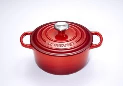 Le Creuset Signature Braadpan - 4,2 L - 24 Cm - Kersenrood -Thuiskeuken 1200x839