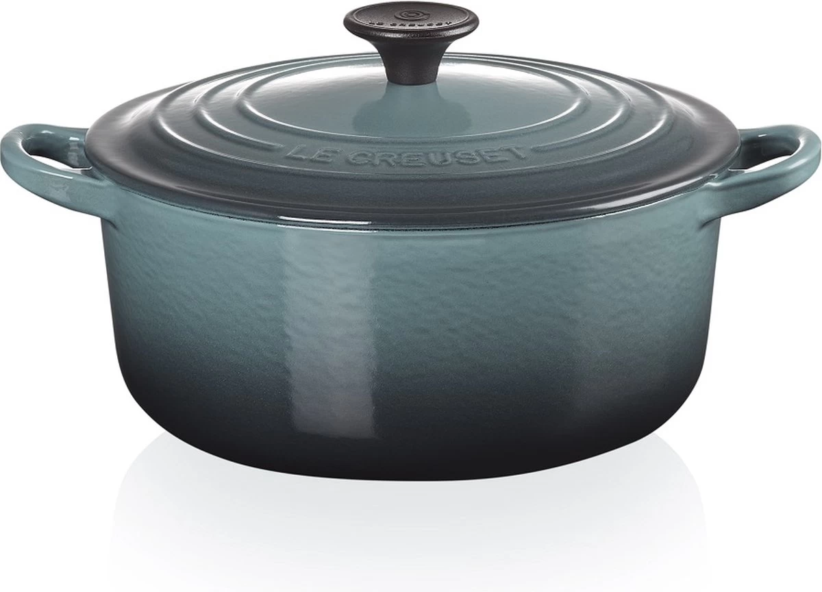 Le Creuset Braadpan Signature Ocean ø 26 Cm / 5.3 Liter 4 Le Creuset Braadpan Signature Ocean ø 26 Cm / 5.3 Liter - Afbeelding 2