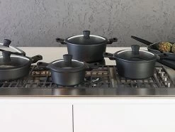 Sola Koekenpan Fair Cooking - Ø 28 Cm - Zwart/wit - Aluminium - Antiaanbaklaag -Thuiskeuken 1200x905 1