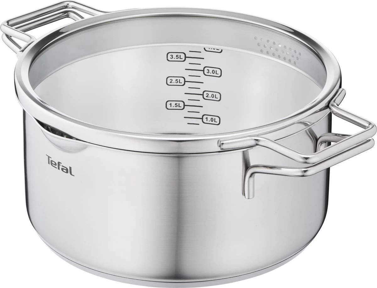 Tefal Nordica Pannenset 3 Delig - Steelpan Ø 16 Cm & Kookpan Ø 20 + Ø 24 Cm 10 Tefal Nordica Pannenset 3 Delig - Steelpan Ø 16 Cm & Kookpan Ø 20 + Ø 24 Cm - Afbeelding 8