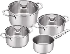 Brabantia Futura Kookpannenset - 4 Delig - RVS