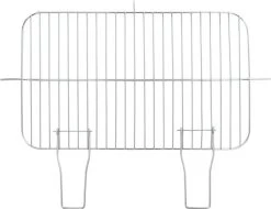 Verrijdbare Barbecue – Houtskool/Briketten - Verstelbare Grillplaat – Houten Tafel – Winscherm – Gewicht 5.9kg -Thuiskeuken 1200x924 2