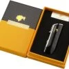 Cohiba® Sigarenaansteker - Sigarenboor - Sigaren - Sigaar - Cohiba Aansteker - Sigarenboor - Sigaren Accessoires - Sigarenknipper - Sigaar Aansteker - Cohiba - Incl. Luxe Geschenkdoos - Zwart