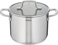 Tefal Virtuoso Pannenset 5 Delig - Hoge Kookpan Ø 22 Cm + Steelpan Ø 16 Cm + Kookpannen Ø 18/20/24 Cm -Thuiskeuken 1200x938