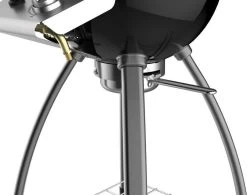 Accente Outdoor Gas BBQ - ø 45 Cm- Inclusief Grillplaat & Gasslang - Zwart -Thuiskeuken 1200x948