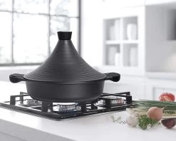 Aluminium Tajine Agadir- Matt Black Geschikt Ook Voor Inductie -Thuiskeuken 1200x960 2